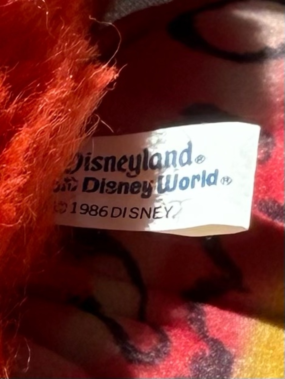 Vintage 1986 Disney Parks Fuzzball Winged Monkey Captain EO Michael Jackson - Picture 11 of 16